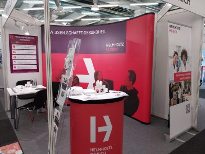 Exhibition booth at herCAREER 2025